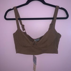OhPolly brown crop top